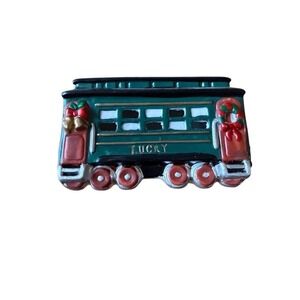 O'Well Novelty Christmas Train Caboose Ornament  Merry Christmas 1994‎ village